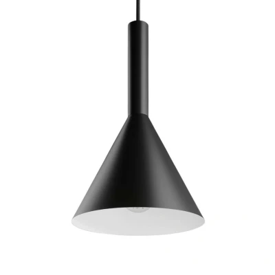 Immagine di Lampada a sospensione Arcchio Tadej, Ø 19 cm, bianco e nero, acciaio