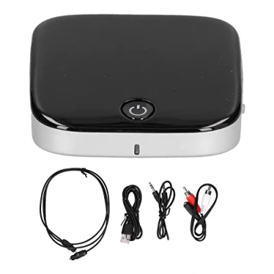 Immagine di Annadue Ricevitore trasmettitore Bluetooth 5.0, Adattatore Ottico toslink 3, 5 mm per TV Cuffie, Bassa latenza