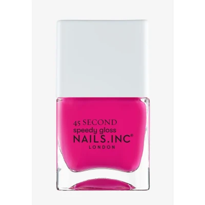 Immagine di Nails Inc POPPING TO PRIMRPSE HILL Quick Drying Smalto Rosa scuro Asciugatura rapida in 45 secondi Rafforzamento unghie con esanale, calcio, magnesio Cruelty Free Manicure perfetta