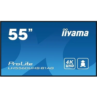 Immagine di Iiyama PROLITE LH5560UHS B1AG Display Digital Signage ERP: G (A G) 139 cm 54.6 pollici 3840 x 2160 Pixel 24/7