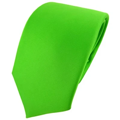Immagine di TigerTie Cravatta verde fluorescente monocromatico Uni