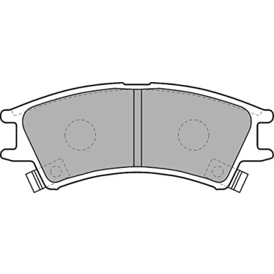 Immagine di DELPHI LP1502 Kit pastiglie freno con segnalatore acustico usura senza lamierino anticigolío accessori HYUNDAI: Atos