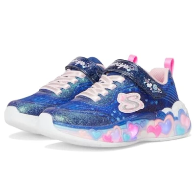 Immagine di Skechers Eternal Heart Lights, Scarpe da Ginnastica, Navy, 32 EU
