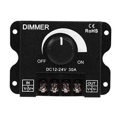 Immagine di Nikou Switch Dimmer Controller 12V 24V 30A Interruttore a LED Funzionamento manuale for strisce luminose un colore