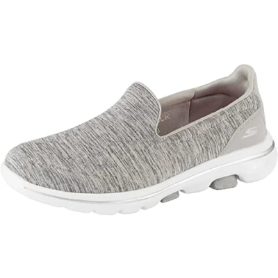 Immagine di Skechers Go Walk 5 Honor, Scarpe da Ginnatica Donna, Grigio Gray Textile Trim Gry, 38 EU