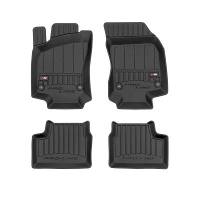 Immagine di FROGUM 3D407091 Set tappetino Gomma anteriore e posteriore 4 nero Su misura OPEL: Astra H Hatchback, GTC