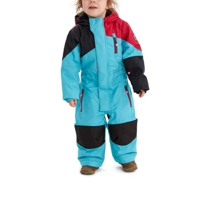 Immagine di Killtec Kesley Mini, Tuta da Sci con Cappuccio e ghetta antineve Unisex Bambini Ragazzi, Turquoise, 122 128