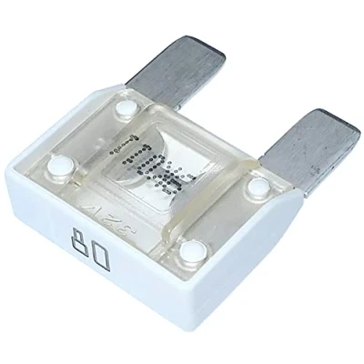 Immagine di AERZETIX: Fusibile Grande Bianco Maxi 80A 6V 12V 24V 32V 29mm Auto Camion Utilità C10061