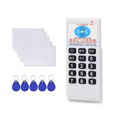 Immagine di Dongyang Duplicatore per Copiatrice/Lettore di Tessere RFID IC/ID Card Writer + 5pcs Scrivibili 125Khz T5577 Fobs 13.56MHz UID Carta