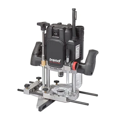Immagine di Trend Router da officina T14EK 2300W 12mm a velocità variabile 230V EU, profondità di immersione 80mm, perfetto per l&#039;uso manuale e tavolo router, T14EK/EURO