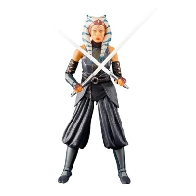Immagine di Star Wars Hasbro The Black Series Ahsoka Tano, Action Figure in Scala da 15 cm Ispirata alla serie Mandalorian, Giocattoli per Bambini dai 4 Anni su