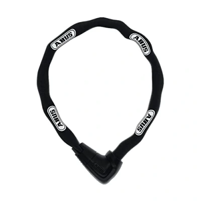 Immagine di Abus, Catena con chiusura ABUS Steel O Chain 9809K, antifurto per bici cilindro XPlus la protezione contro le manomissioni, livello di sicurezza 12, spessore 9 mm, lunghezza 85 cm, nero
