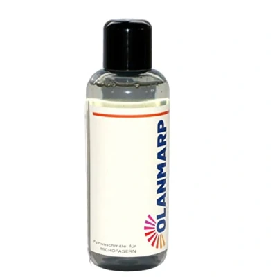 Immagine di Olanmarp detersivo concentrato in microfibra liquido per lavare a mano + lavatrice (240 ml, senza rete di lavaggio)