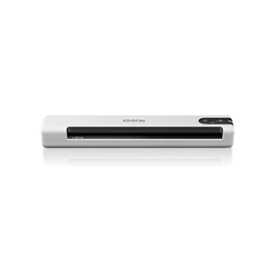 Immagine di Epson Workforce DS 70 scanner A4 portatile USB, velocità 5,5 sec a pagina in b/n e colore, peso di soli 270 gr, Supporta la Scansione Supporti Plastificati, Bianco