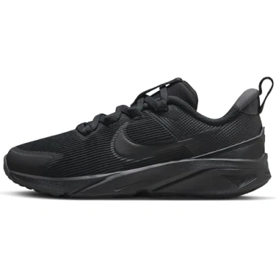 Immagine di Nike Performance STAR Runner 4 Unisex Scarpe running neutre per bambini, Taglia: 31.5, Black/anthracite Tessuto / sintetico