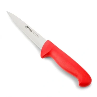 Immagine di Arcos Serie 2900 Coltello Scannare Macellaio Bistecca Lama Acciaio Inossidabile Nitrum 150 mm Manico Polipropilene Colore Rosso