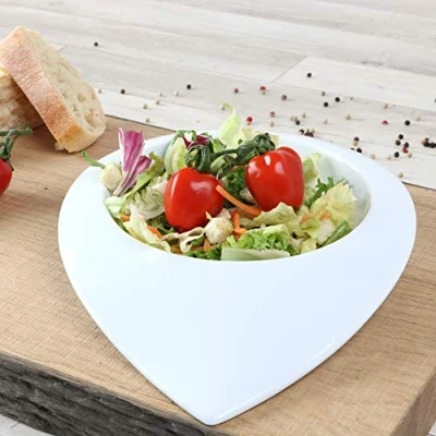 Immagine di &#039;Holst DB 2063 ciotola 28 cm a goccia in porcellana &quot;Tear Drops Dinner Bowl, Bianco, X 20.7 4