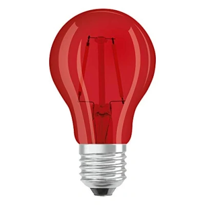 Immagine di OSRAM 4058075433946 LED (monocolore) ERP G (A G) E27 Forma di bulbo 2.5 W = 7 Rosso (Ø x L) 60 mm 105 1 pz.