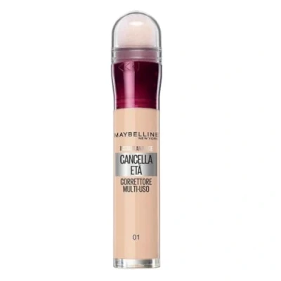 Immagine di Maybelline New York Correttore Multi Uso, Idratante e Con Coprenza Modulabile, Imperfezioni Occhiaie Coperte, Bacche di Goji Haloxyl, Cancella Età, Tonalità: 01 Light, 6,8 ml