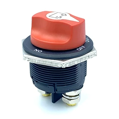 Immagine di IRYNA Interruttore Stacca Batteria,Interruttore Staccabatteria auto,interruttore di scollegamento batteria,Max 32 V 200 A CONT 300 INT on/off Interruttori isolamento batteria per Barca camper
