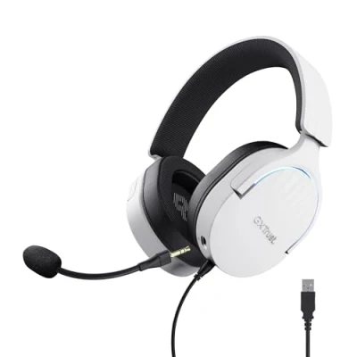Immagine di TRUST GXT490W FAYZO 7.1 USB HEADSET WHT