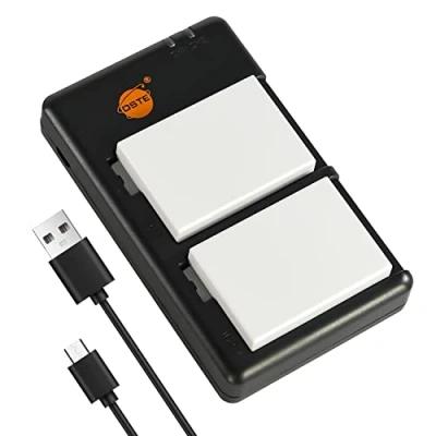 Immagine di DSTE 2PCS LP E8 (2100mAh/7.4V) Batteria Caricatore Compatibile per Canon EOS 550D 600D 650D 700D Kiss X4 X5 X6i X7i Rebel T2i T3i T4i T5i