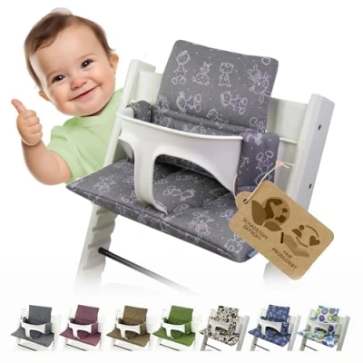 Immagine di cuscini per seggiolone bambini Stokke Tripp Trapp, sostitutivi, 20 colori a scelta, 2 pezzi