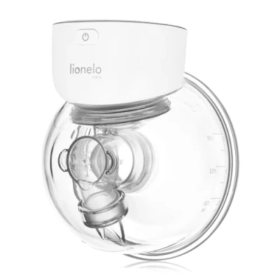 Immagine di LIONELO Fidi Free Simple Tiralatte elettrico 180 ml, portatile a 2 fasi, senza mani, Massaggio risparmio energetico 9 livelli, 3 misure di imbuti in silicone, Timer
