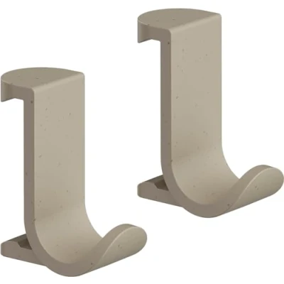 Immagine di hansgrohe WallStoris Planet Edition Gancio per asciugamani bagno, portasciugamani bagno senza forare, largo, 2 pezzi, accessori doccia, sabbia, 28915210