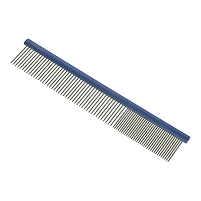 Immagine di Kerbl Aesculap VH404 Pettine con manico in alluminio, 72 pezzi, 192 x 44 mm, colore: Blu