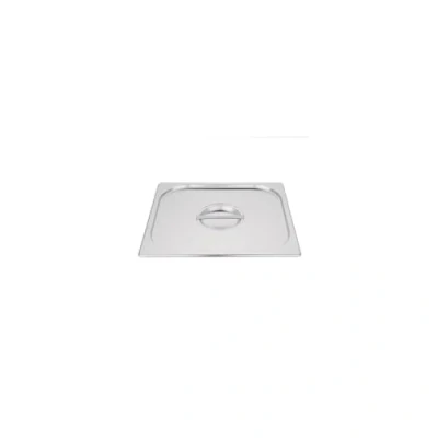 Immagine di Vogue K970 Coperchio in acciaio INOX con manico centrale per contenitore Gastronorm 2/3