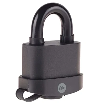 Immagine di Yale Lucchetto di alta sicurezza resistente agli agenti atmosferici Y220B/71/130/1 corpo 70mm, arco in acciaio indurito, 3 chiavi