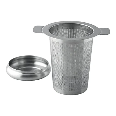 Immagine di Weis Filtro da tè, acciaio inox, argento, 8 x 10 8,5 cm