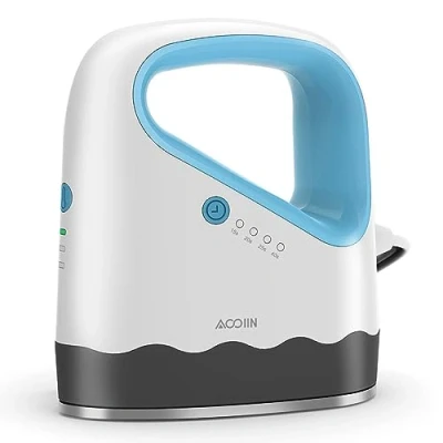 Immagine di AOOIIN Mini pressa a Caldo per Magliette, Scarpe, Cappelli e Piccoli progetti in Vinile HTV, Cricut Trasferimento Termico Blu