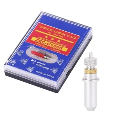 Immagine di 15PCS Lama per plotter, 30 45 60 Lame,con supporto, diametro dell&#039;albero da 1,5 mm, tutti i tipi di fusioni e vinili standard altri materiali sottili