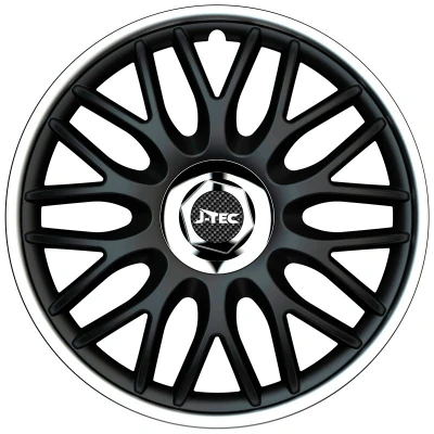 Immagine di J TEC Orden R J14520 Copricerchi 14Inch nero/argento, cromo
