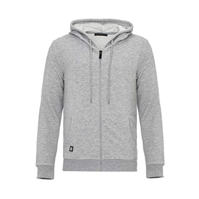 Immagine di RED BRIDGE Felpa da Uomo unicolore Giacca Tuta con Cappuccio e Tasche Frontali Premium Basic Grigio S