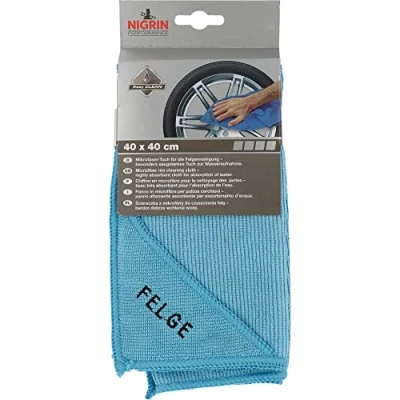 Immagine di NIGRIN 71118 Felge Panno in microfibra Nero 1 pz. (L x L) 40 cm