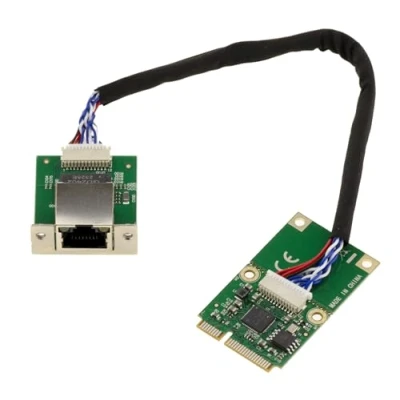 Immagine di KALEA INFORMATIQUE Scheda controller di rete Mini PCI Express MiniPCIE 1 porta in rame RJ45 LAN 2.5 GIGABIT ETHERNET con chipset I226 SRKTV