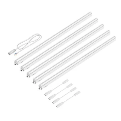 Immagine di Parlat Apparecchi LED sottopensile Rigel, ciascuno 87,3 cm (bianco caldo, 49,085W, 1002lm, 130) Set di 5