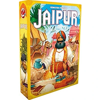 Immagine di Space Cowboys Asmodee Jaipur gioco di carte e strategia per bambini dai 10 anni in su, marcandidato Diventa il mercante Attitré des Maharaja 2 giocatori 30 minuti versione francese