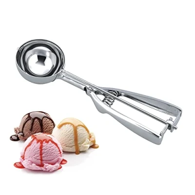 Immagine di Tescoma 420214 Presto Porzionatore Meccanico per Gelato, Acciaio Inossidabile, Argento, 5 cm, 1 Pezzo