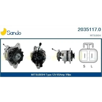Immagine di SANDO 2035117.0 Alternatore 12V 65A MITSUBISHI: PAJERO 2, 1, 1 Canvas Top