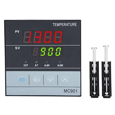 Immagine di MC901 Regolatore di temperatura PID digitale K Tipo PT100 Relè ingresso sensore Termostato uscita SSR