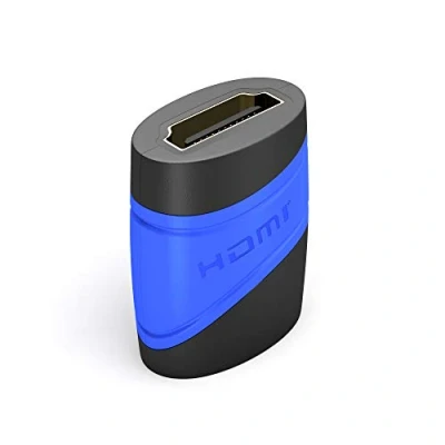 Immagine di KabelDirekt Connettore HDMI, compatibile con HDMI 1.4/2.0/2.0a/b, presa adattatore, High Speed Ethernet, per il collegamento di 2 cavi TOP Series
