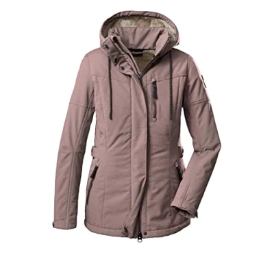 Immagine di G.I.G.A. DX Donna Giacca softshell casual con cappuccio staccabile zip GW 26 WMN SFTSHLL JCKT, malva, 48, 38545 000