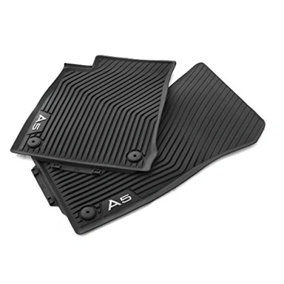 Immagine di Audi Original A5 (B9 F5) Coupe Cabrio Premium tappetini in Gomma 2 X Davanti per Tutte Le Stagioni Nero 8 W7061501 041