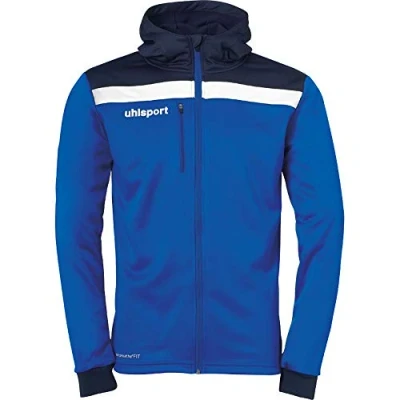 Immagine di uhlsport Offense 23 Multi Hood Giacca con cappuccio per Uomo, 100519903, Blu/Blu oltremare/Bianco, 116