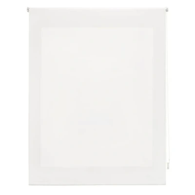 Immagine di INTERBLIND Tenda avvolgibile trasparente, 150 x 175 cm (larghezza per altezza) misura del tessuto, 147 170 traslucida ecru finestre premium