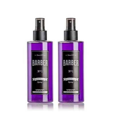 Immagine di BARBER MARMARA Eau de Cologne Spray da uomo (2 x 250 ml) After Shave Men Acqua profumata barba Rinfrescato Profumo Disinfettante 70 alcol n. 1)